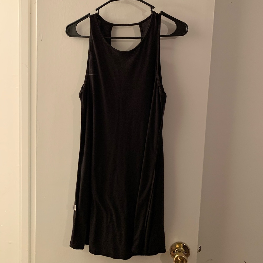 Black skater dress